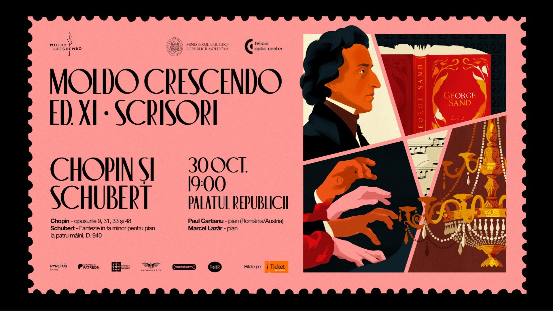 Chopin și Schubert | Moldo Crescendo, ediția XI | Scrisori