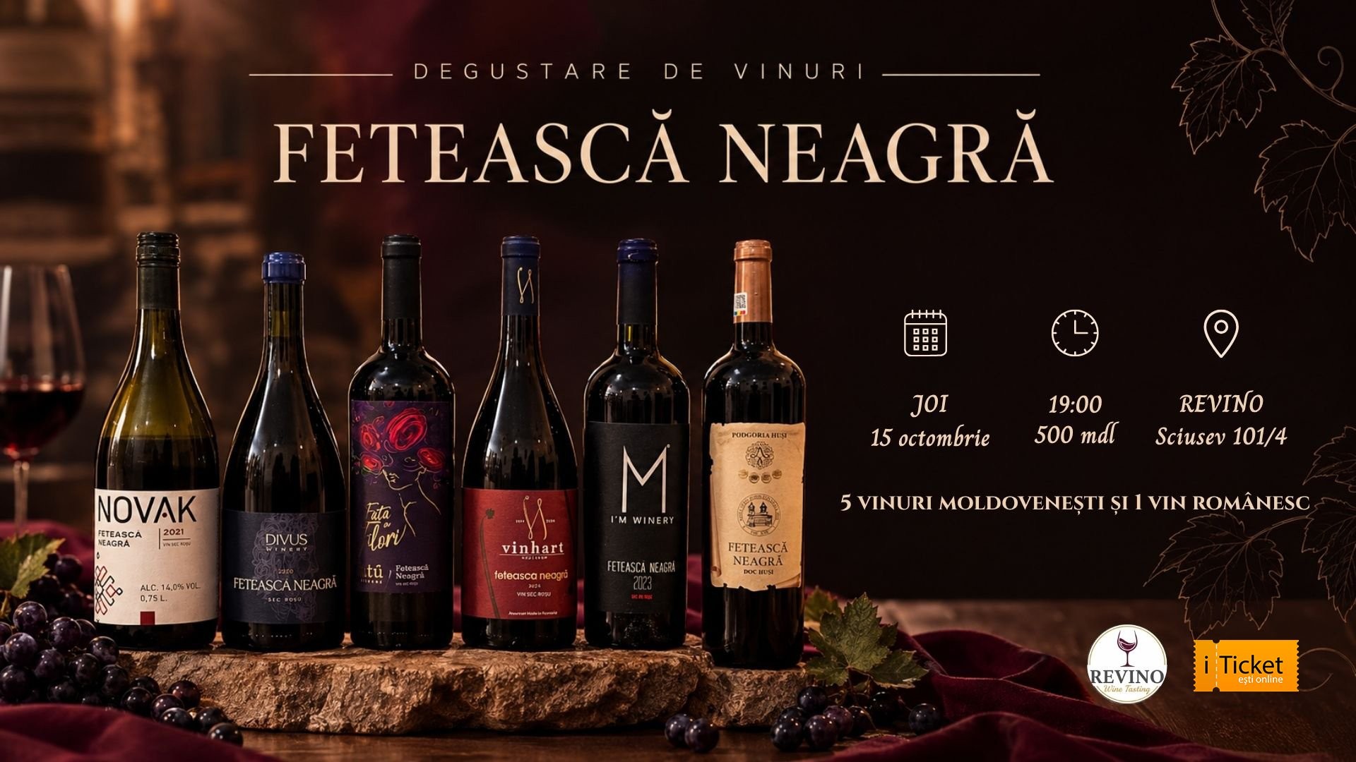Degustare de vinuri: Fetească Neagră