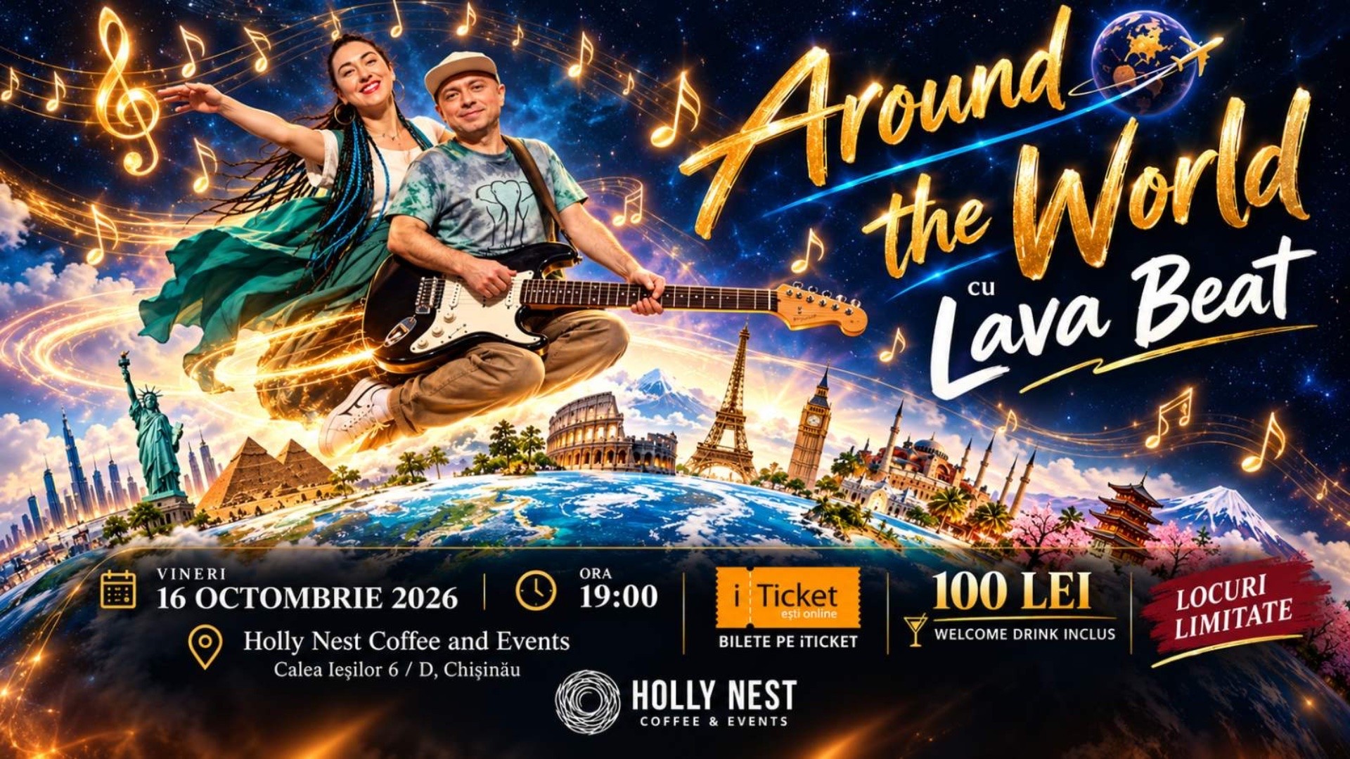 ✨ **AROUND THE WORLD — cu LAVA BEAT** ✨