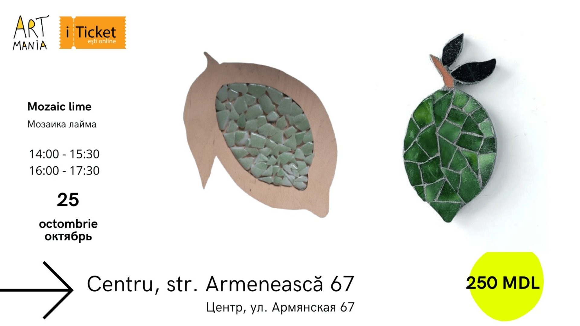 Atelier:  Confecționăm mozaic – tema „Lime”
