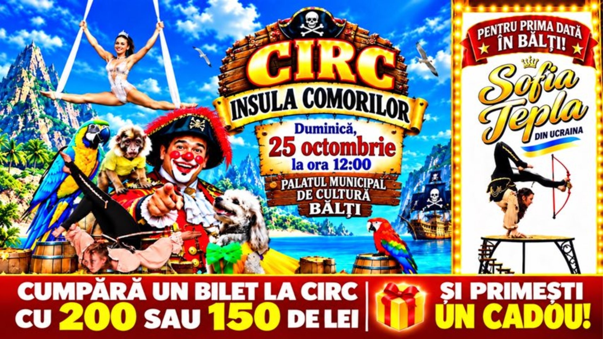 CIRC „INSULA COMORILOR” la Bălți