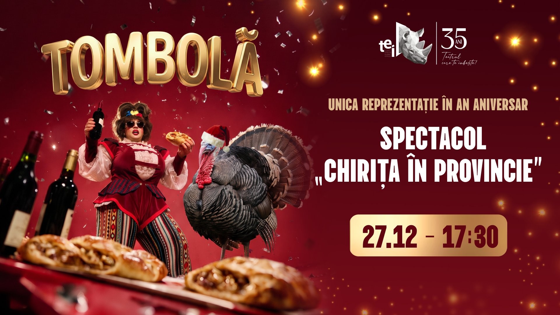 CHIRIȚA ÎN PROVINCIE 27.12.2026 - COMEDIE 14+