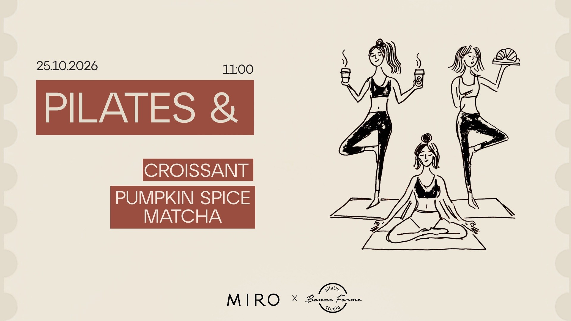 Pilates & Pumpkin Spice Matcha