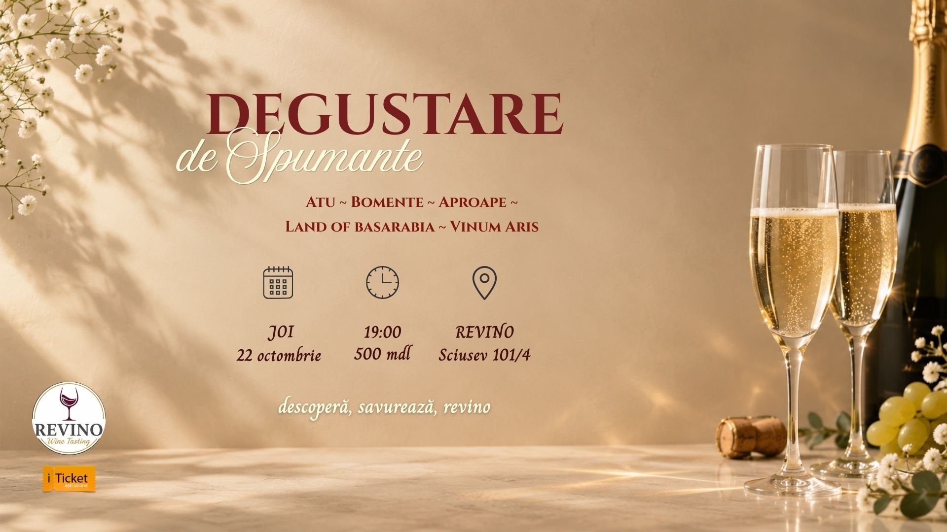 DEGUSTARE DE SPUMANTE