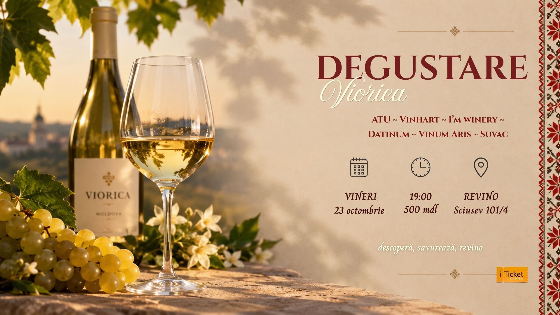 Degustare de vinuri Viorica
