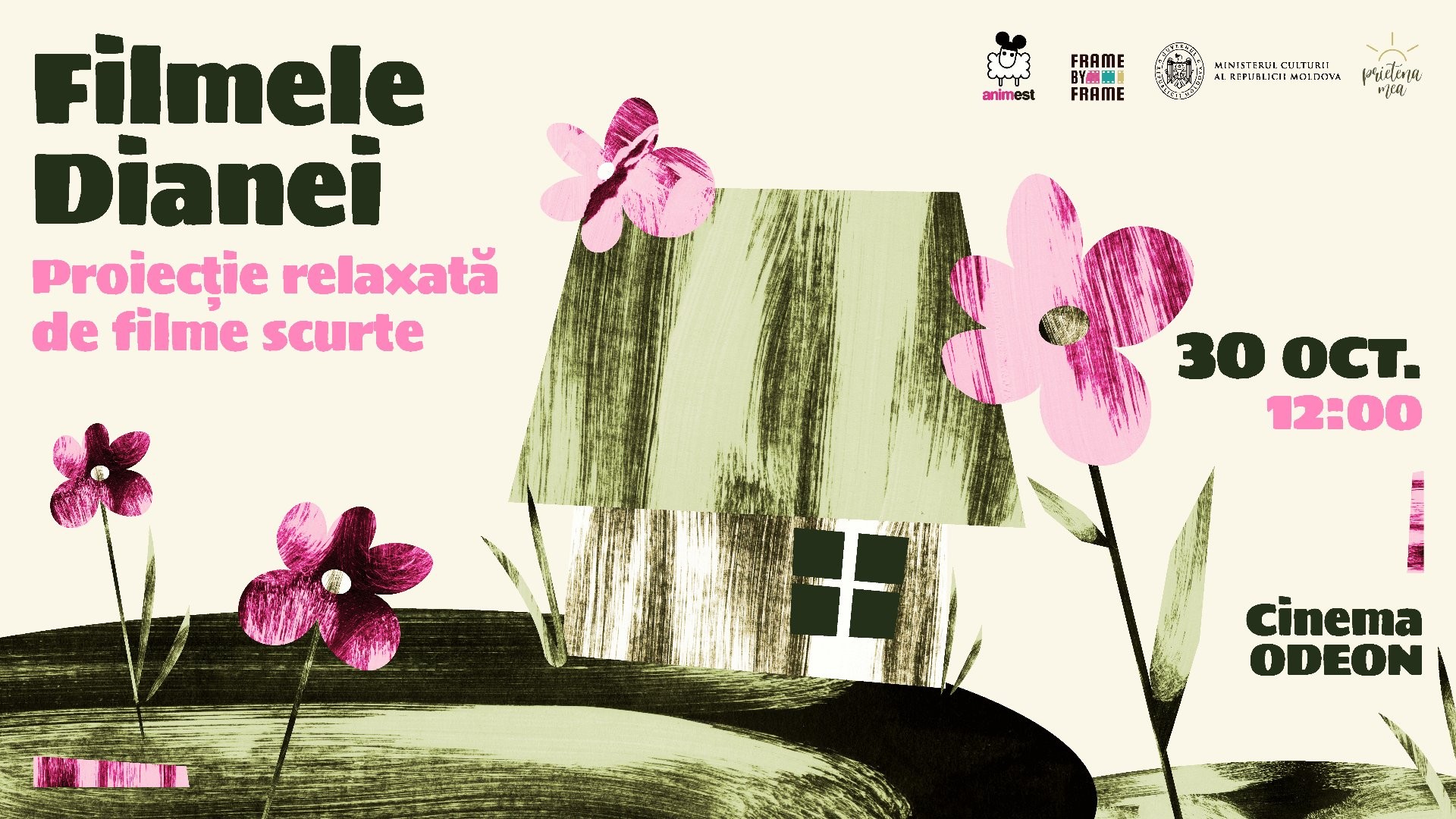 Filmele Dianei la Animest Chișinău