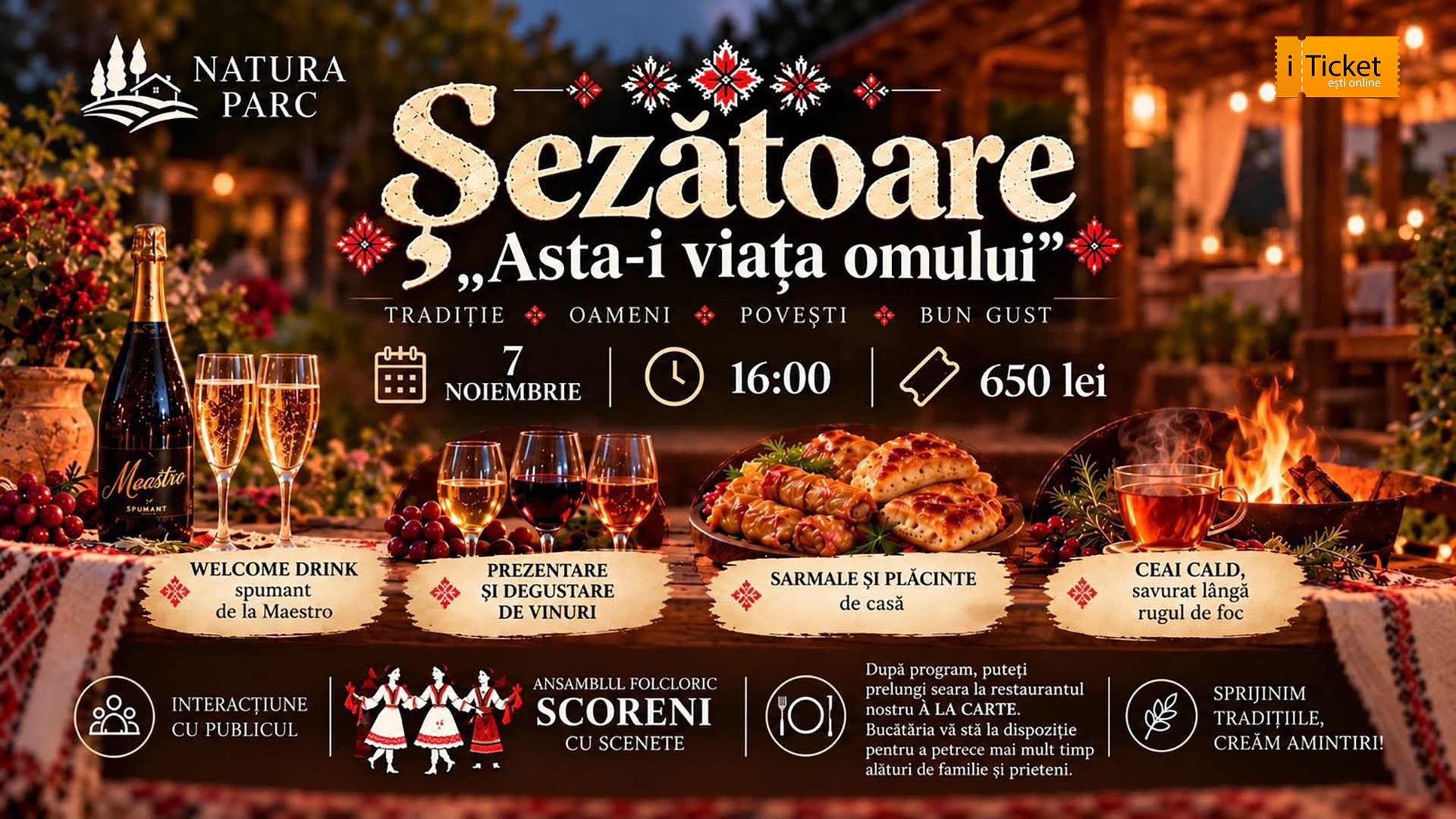 Șezătoare „Astai viața omului” – Natura Parc