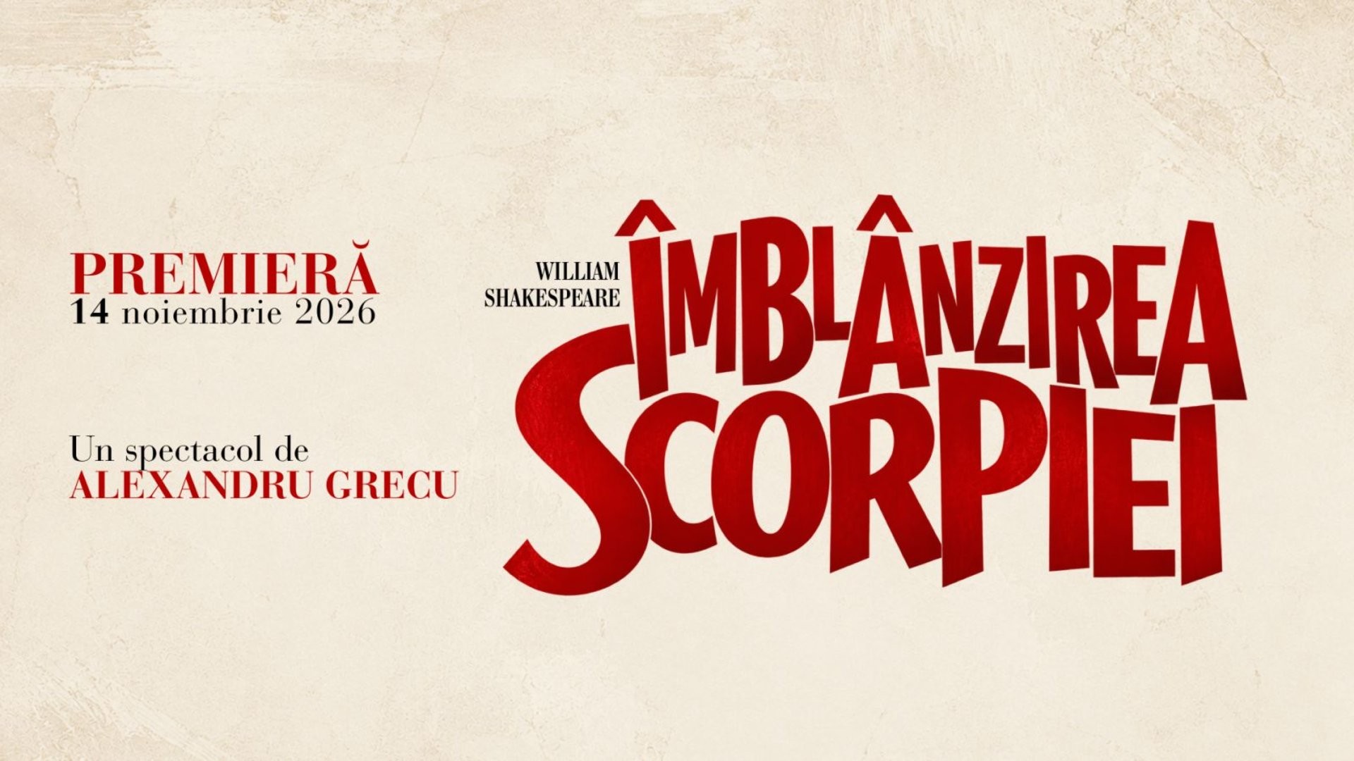 Premieră! Îmblânzirea Scorpiei | 14.11