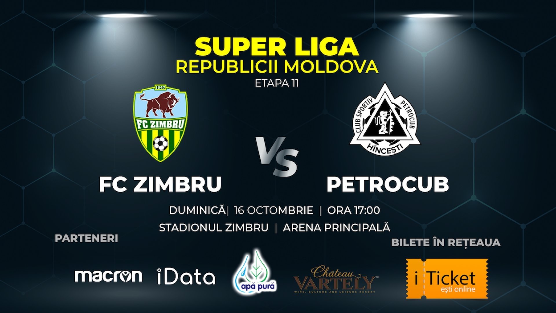 Super Liga: Zimbru Chișinău - Petrocub Hîncești