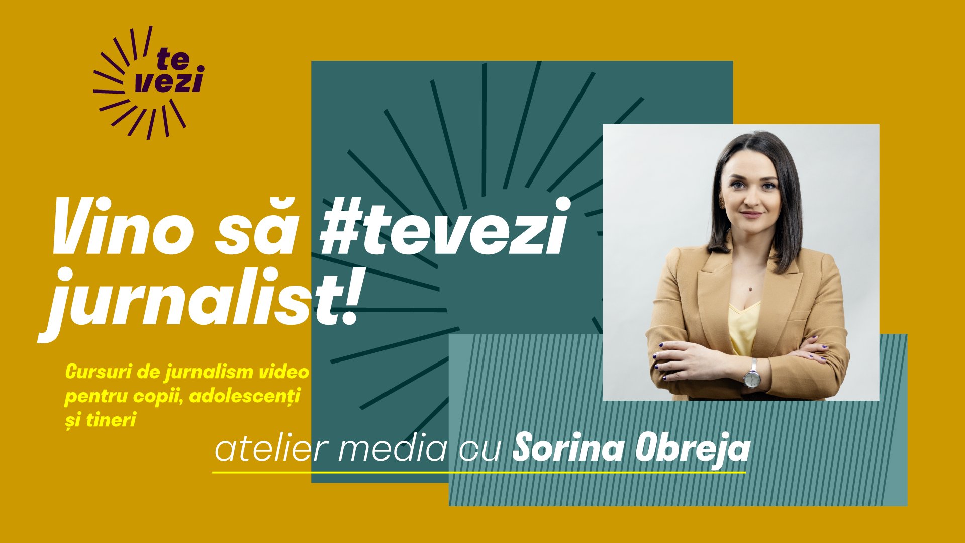 Vino să #tevezi jurnalist! Curs practic de jurnalism pentru copii, adolescenți și tineri Ianuarie 2023