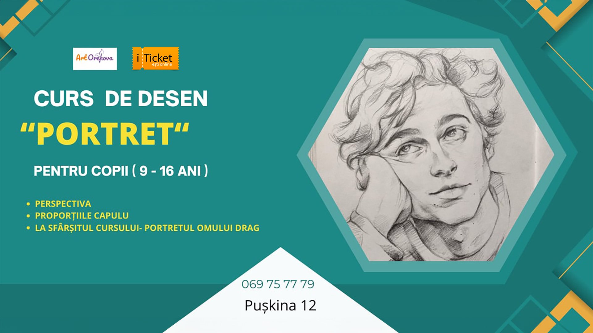 Curs de Desen „Portret”