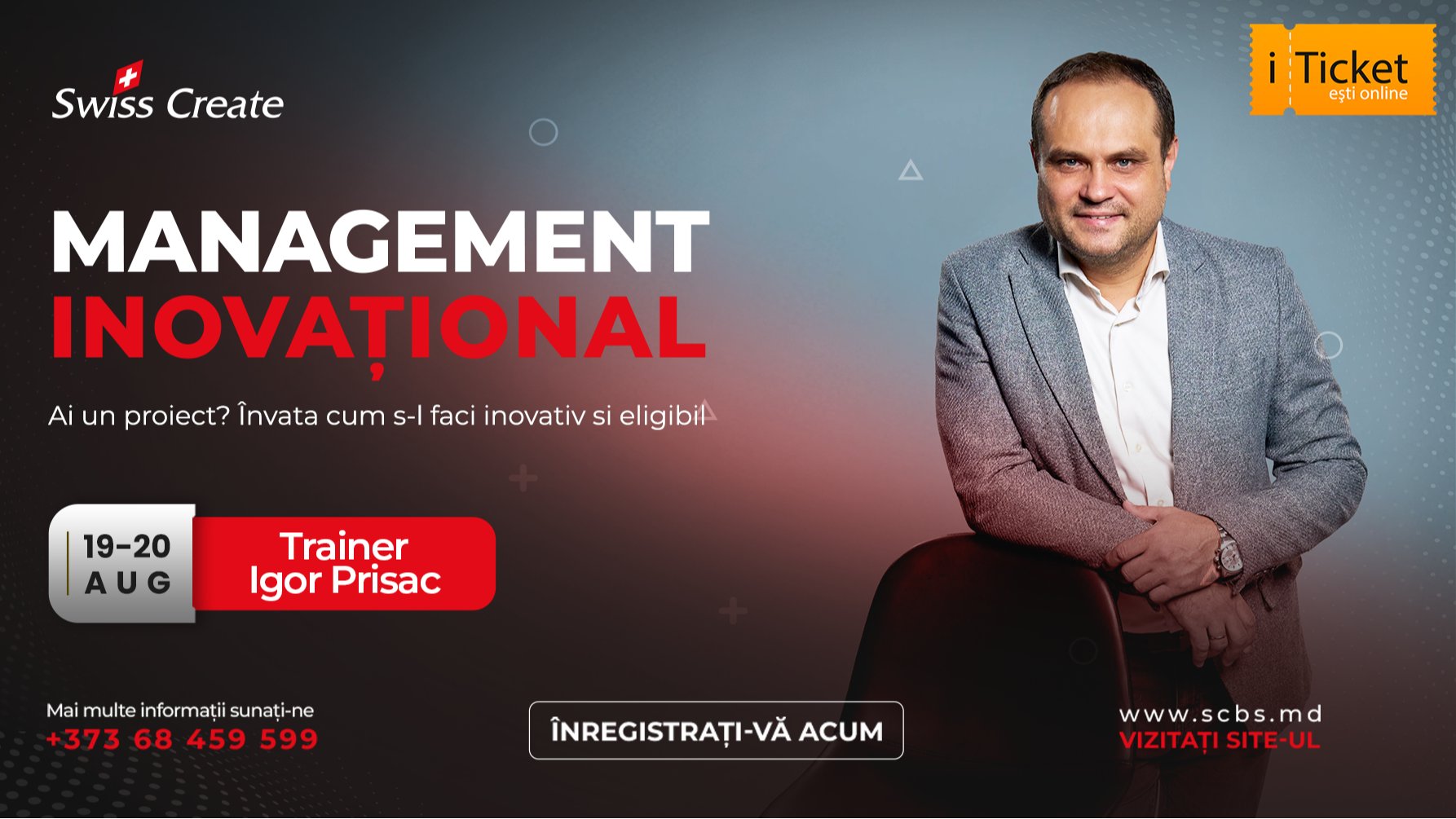 Training: Management Inovațional –  19-20 august 2025, Chișinău