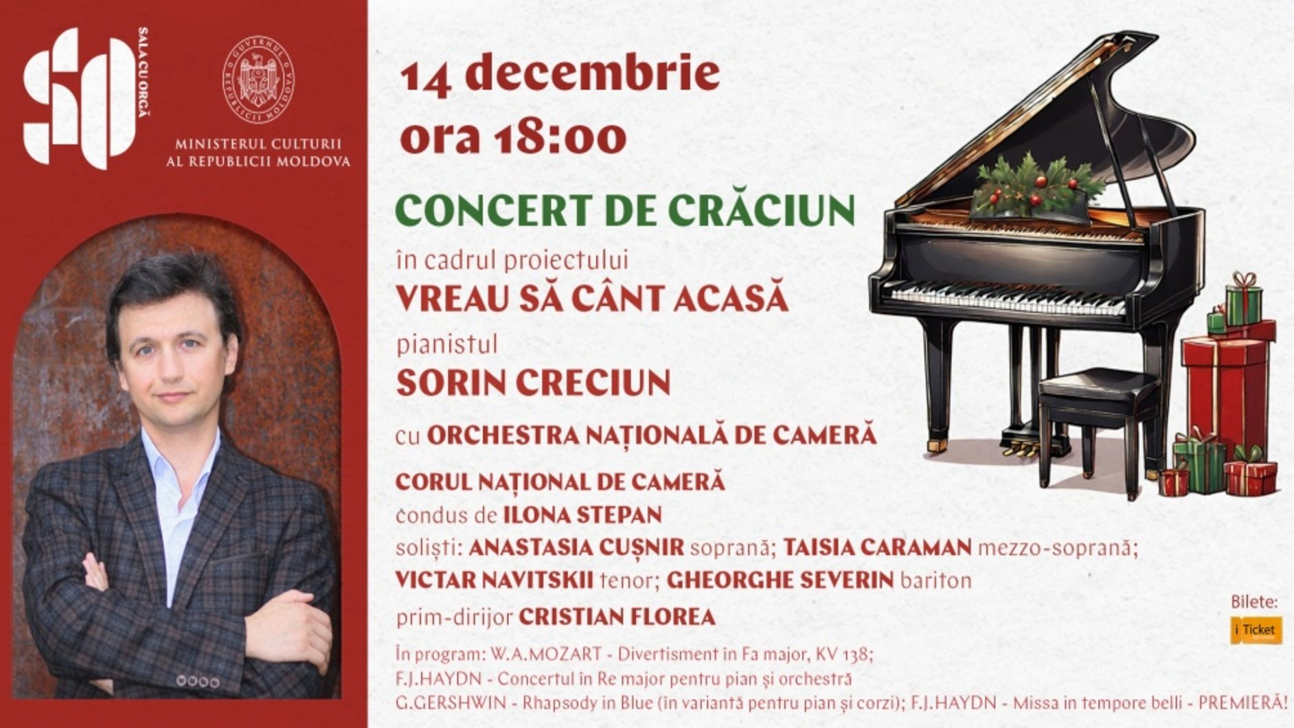 CONCERT DE CRĂCIUN - VREAU SA CÂNT ACASĂ!