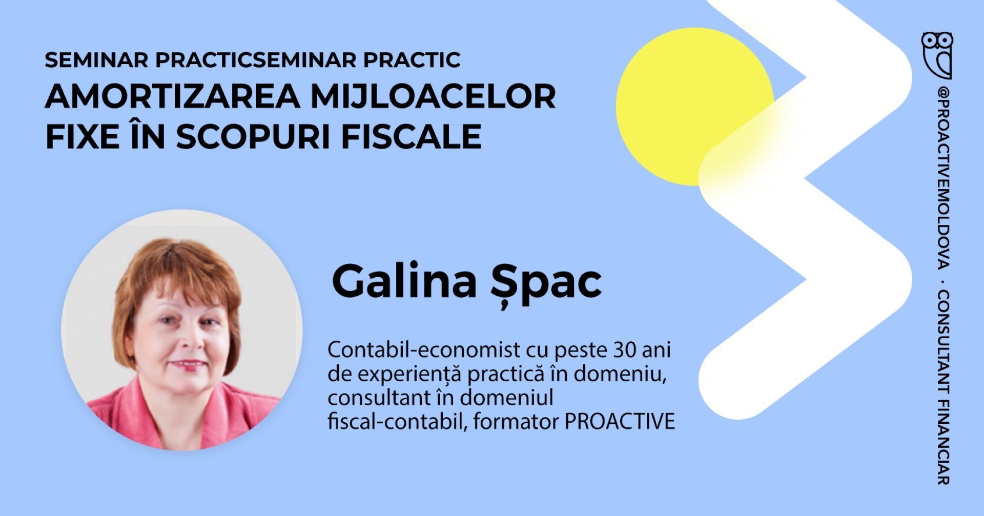 Seminar practic Amortizarea mijloacelor fixe în scopuri fiscale. Noua metodă de evidență și calcul