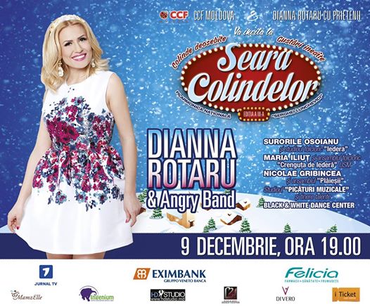 Seara colindelor cu Dianna Rotaru si Angry Band