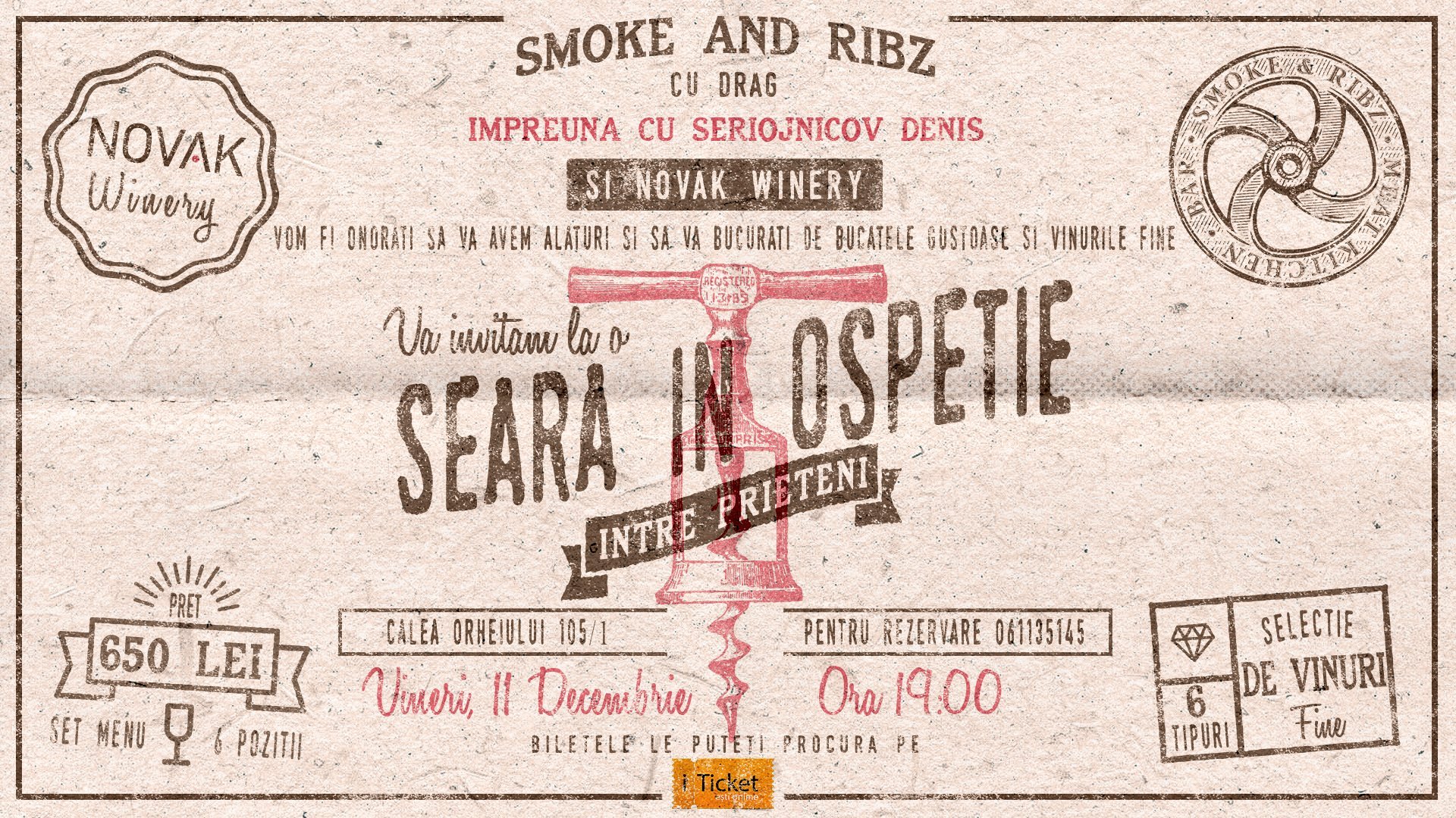 O seară în ospeție !