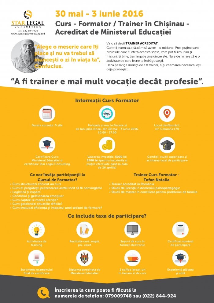 Curs Formator Trainer