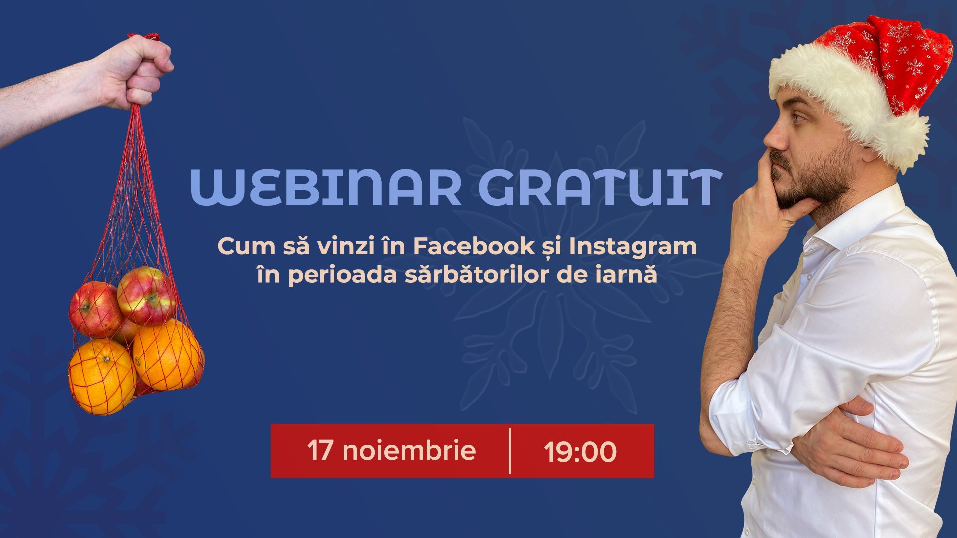 Cum să vinzi în Facebook și Instagram în perioada sărbătorilor de iarnă 
