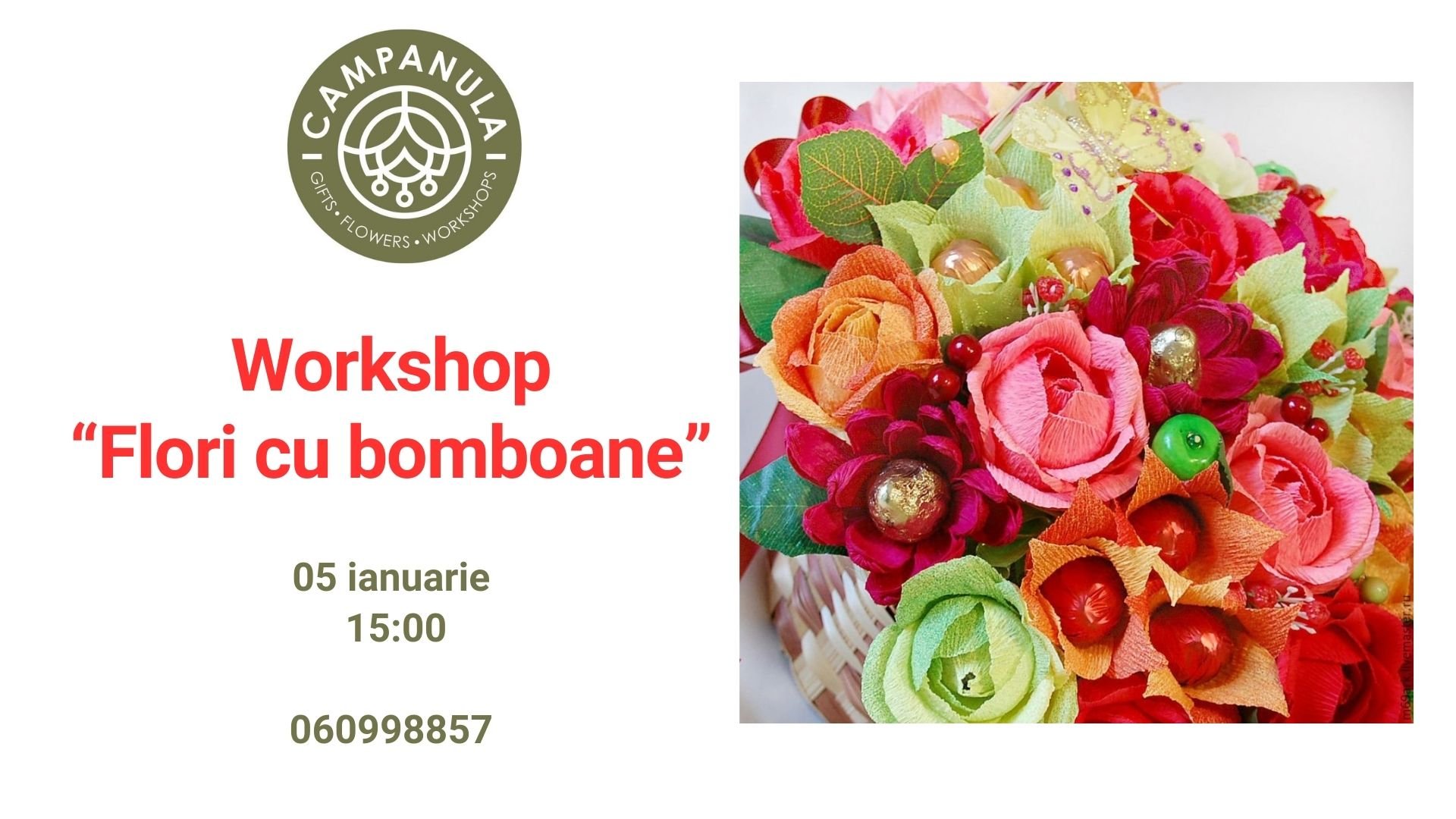 Workshop «Flori cu bomboane»