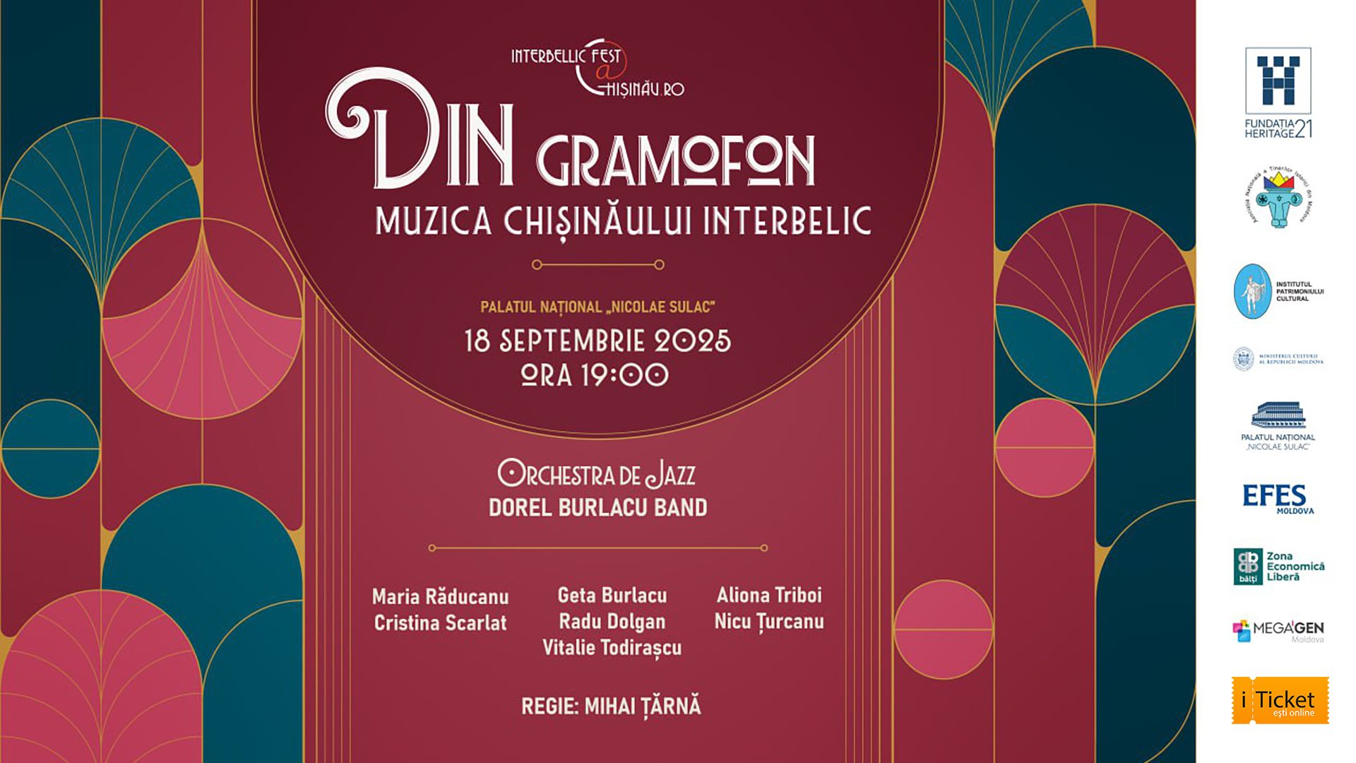 Fundația Heritage 21 prezintă: "Din Gramofon – muzica Chișinăului interbelic"