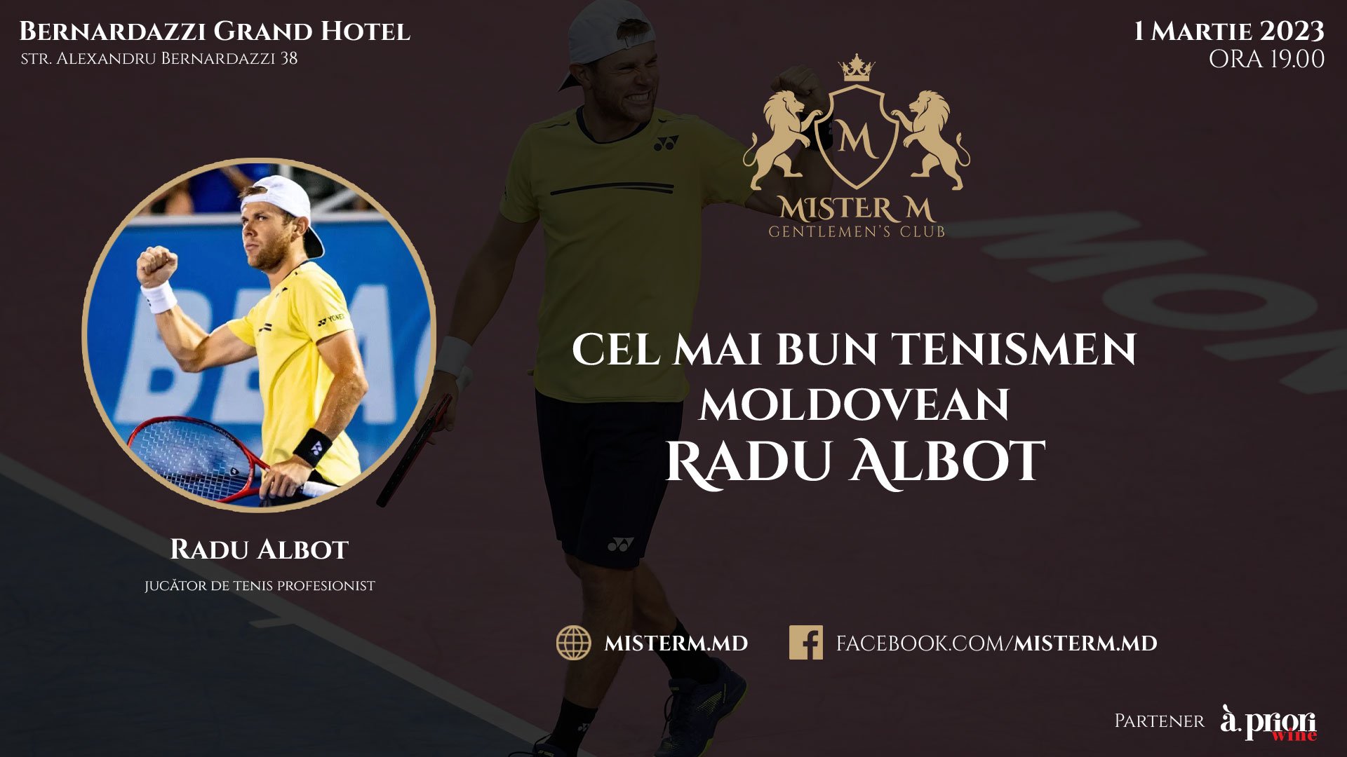 Radu Radu Albot – Bernardazzi Grand Hotel – 01 Mar 2023 — iTicket