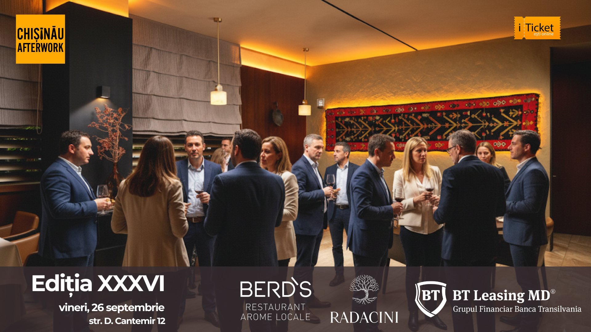 Chișinău Afterwork: Networking la un pahar de vin, ediția XXXVI
