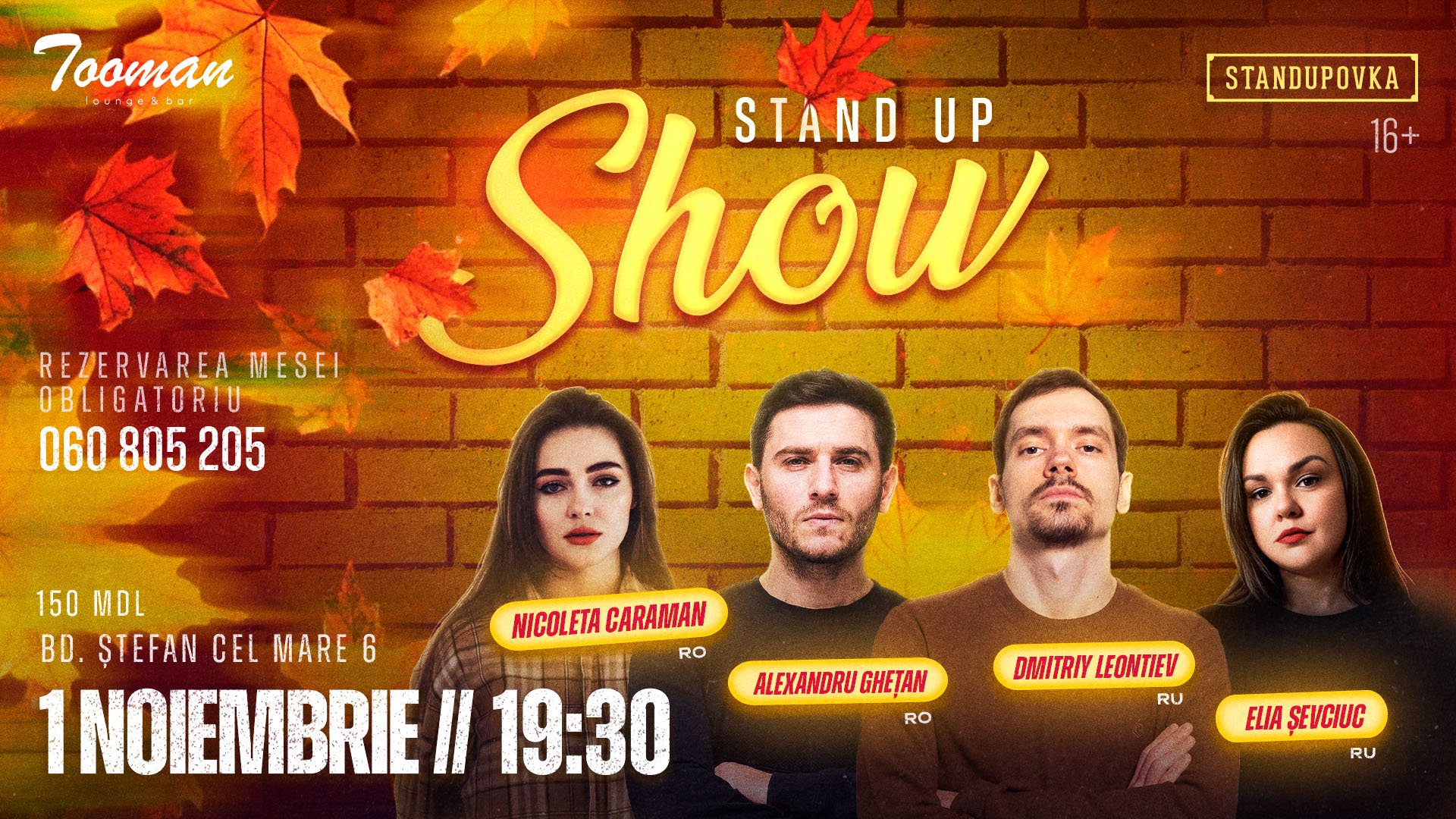 Stand UP Show 1 Noiembrie