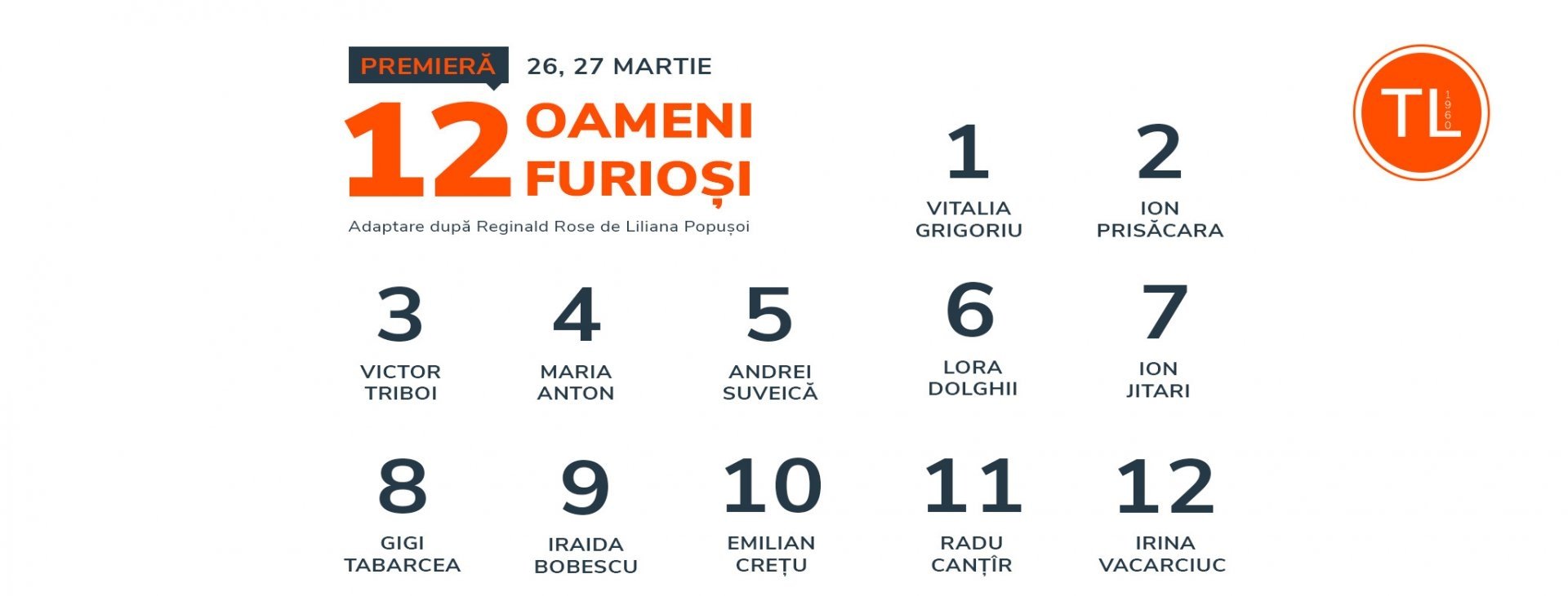 12 oameni furioși Aprilie 2022
