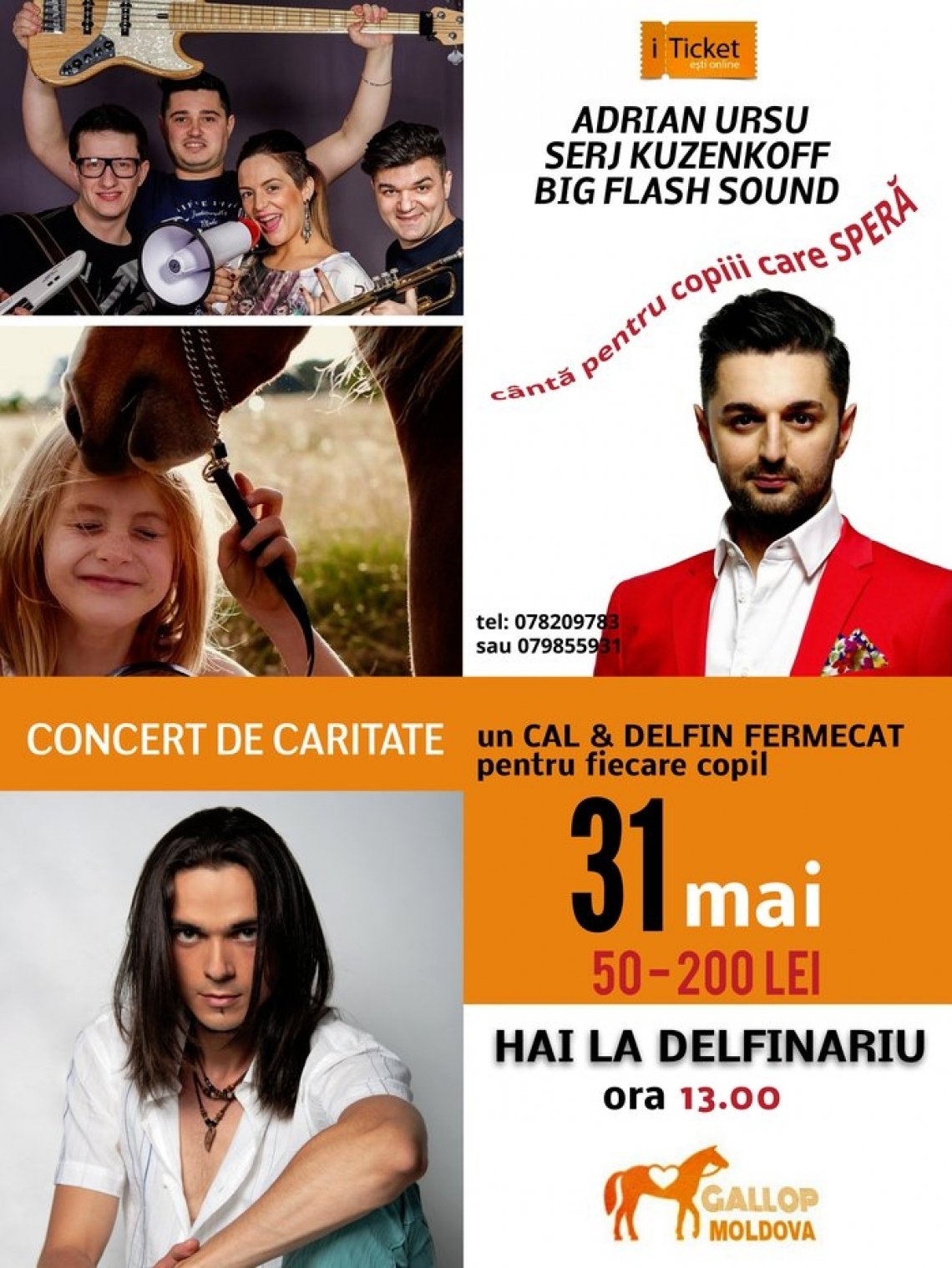 Concert de caritate la Delfinariu