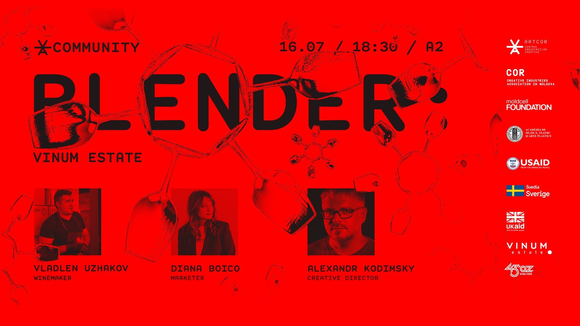 Blender - Rebranding: Vinum Estate, Diana Boico & 43oz Design Studio