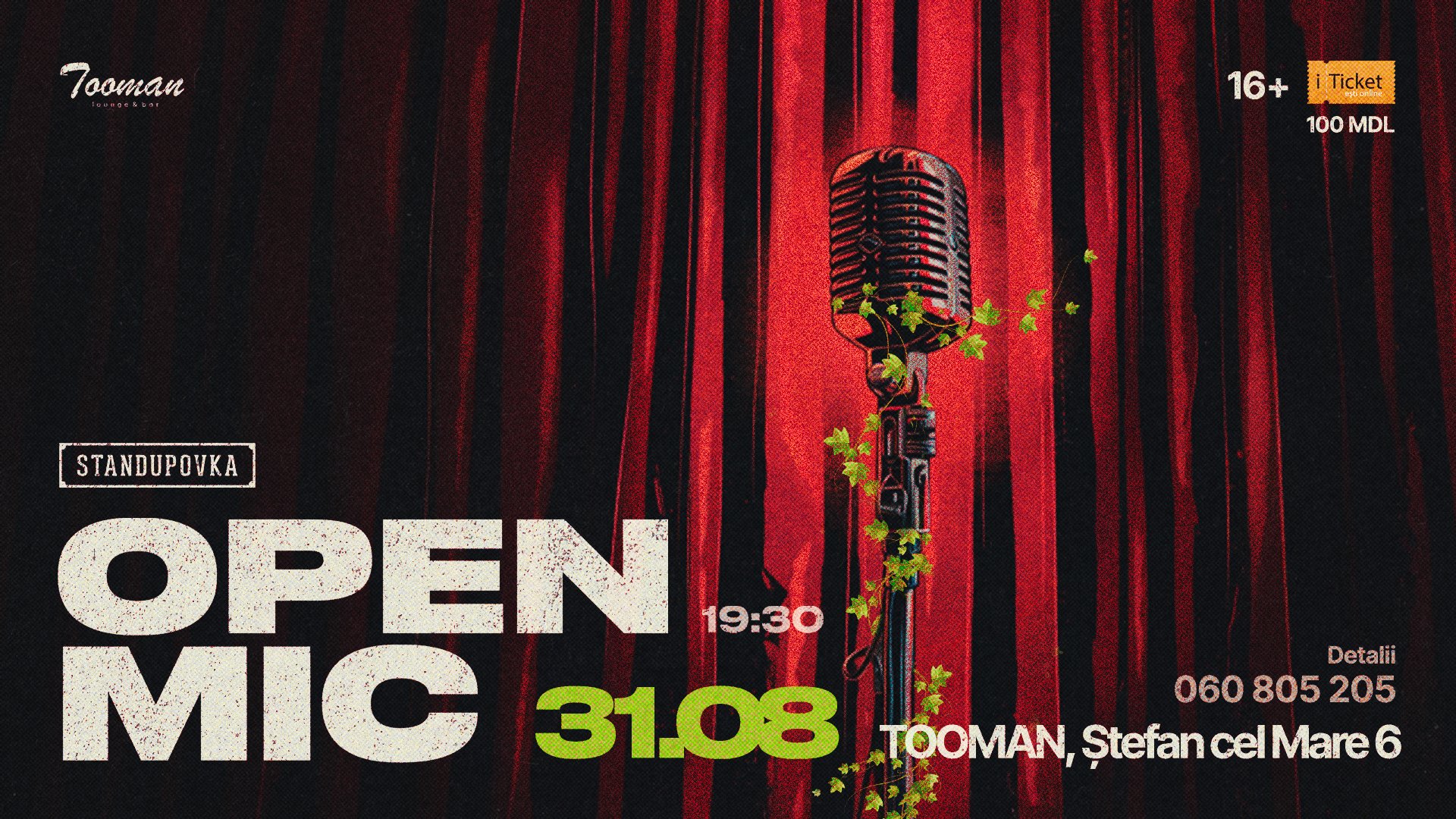 OPEN MIC-ul 31.08