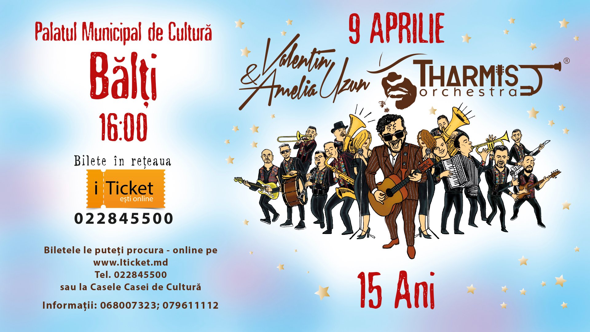 Concert la Bălți - Valentin Uzun și Orchestra Tharmis - 15 ani