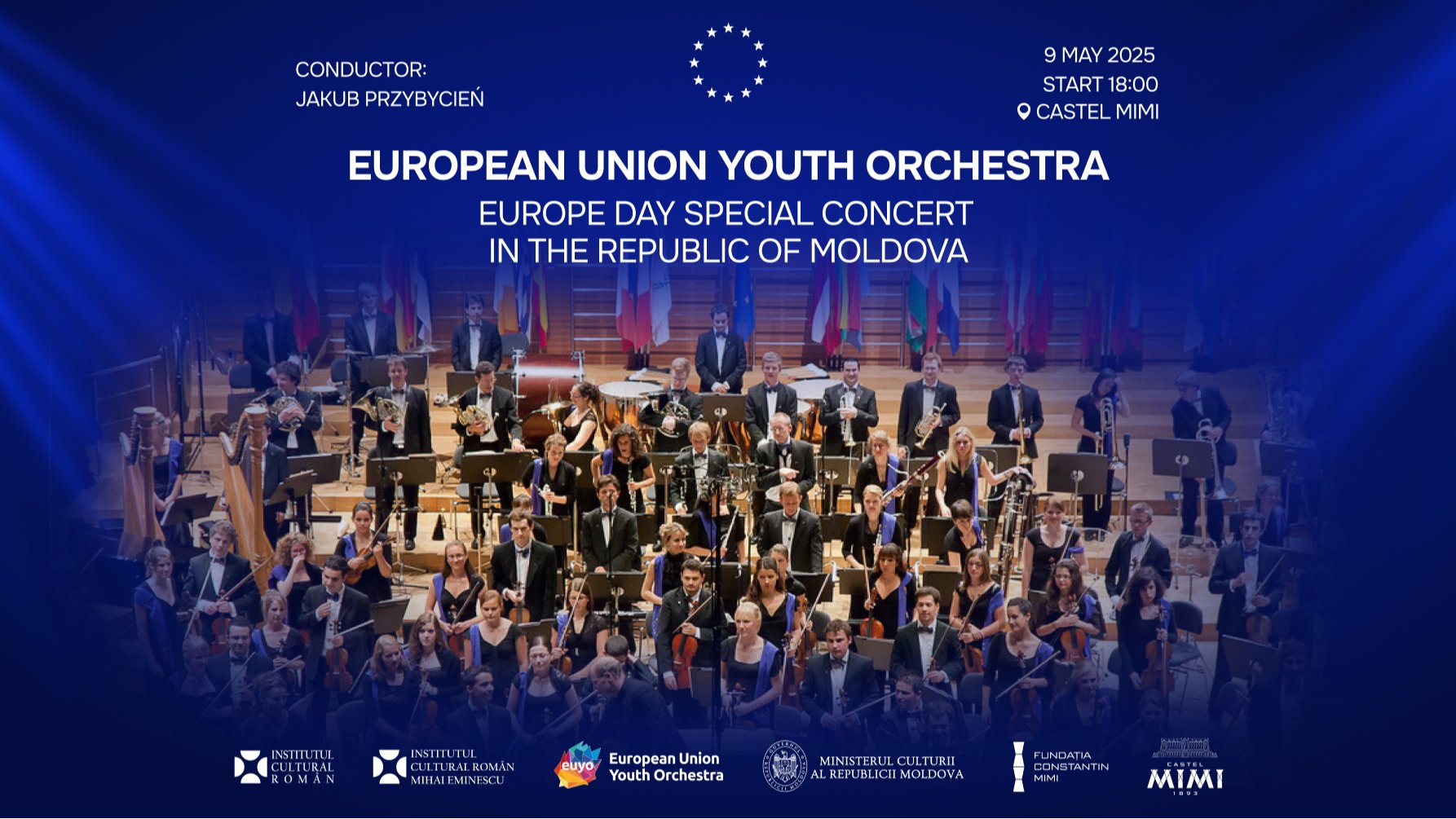 Concert extraordinar de Ziua Europei – EU Youth Orchestra la Castel Mimi!