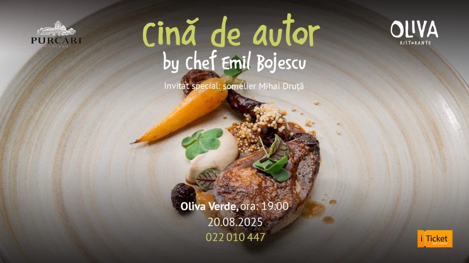 Cină Gastronomică marca Chef Emil Bojescu
