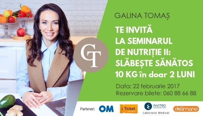 Galina Tomas te invata cum sa slabesti sanatos 10 kg februarie