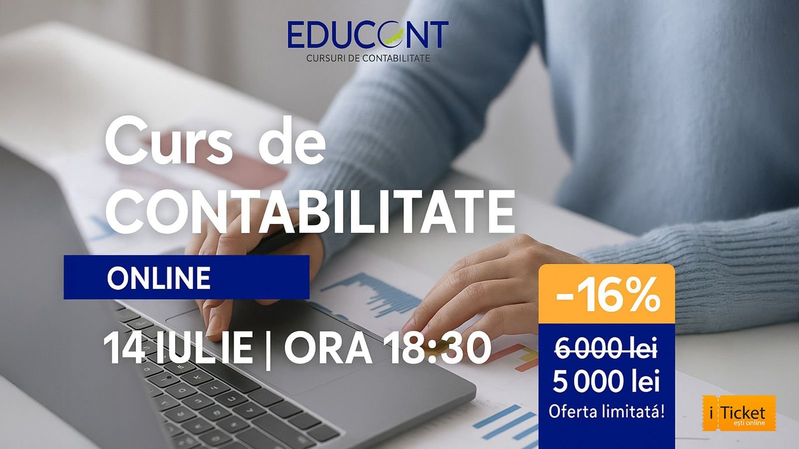 CURS DE CONTABILITATE + 1C și Impozitare 14 iulie