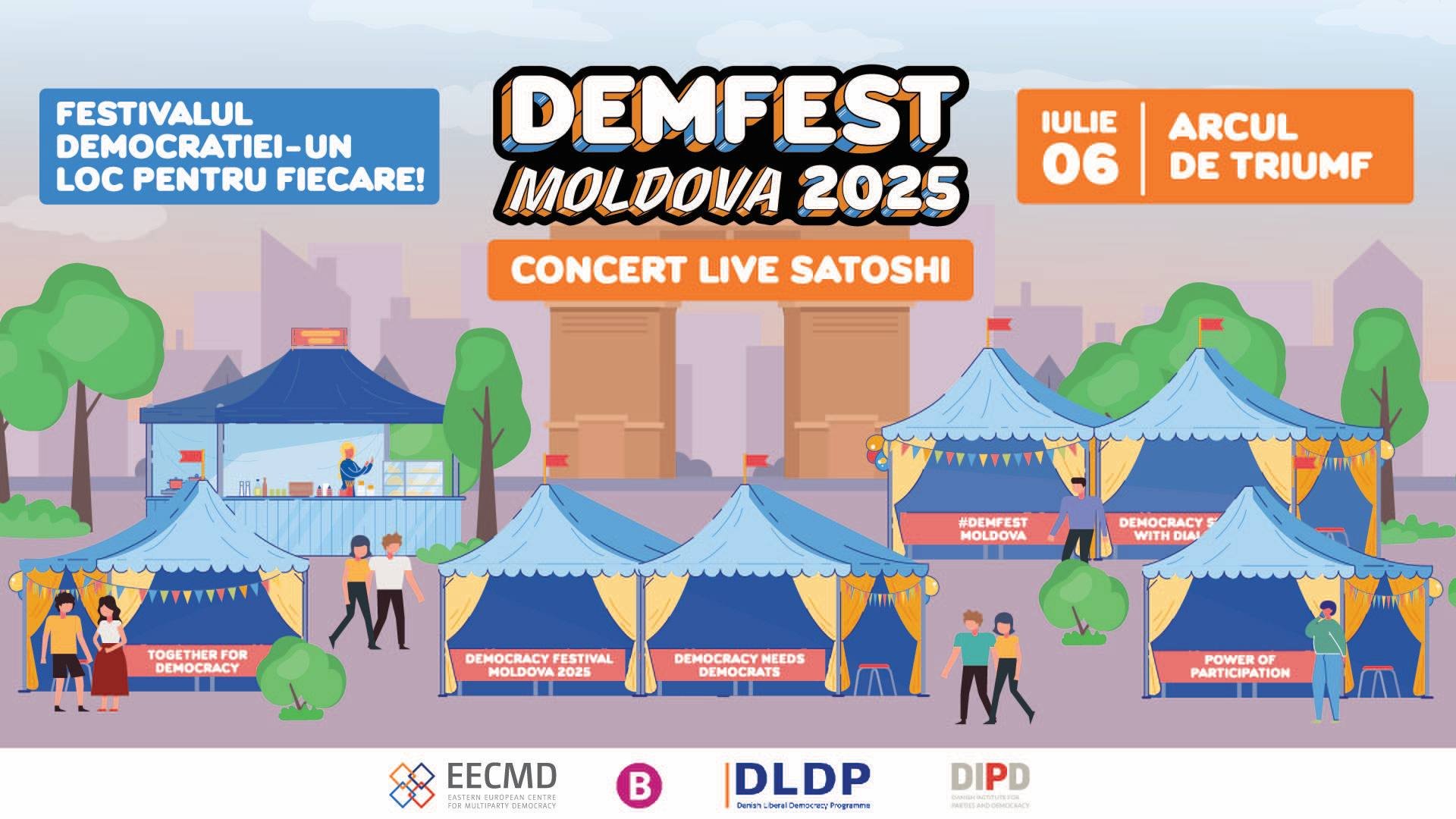 Festivalul Democrației Moldova 2025: Un loc pentru fiecare!