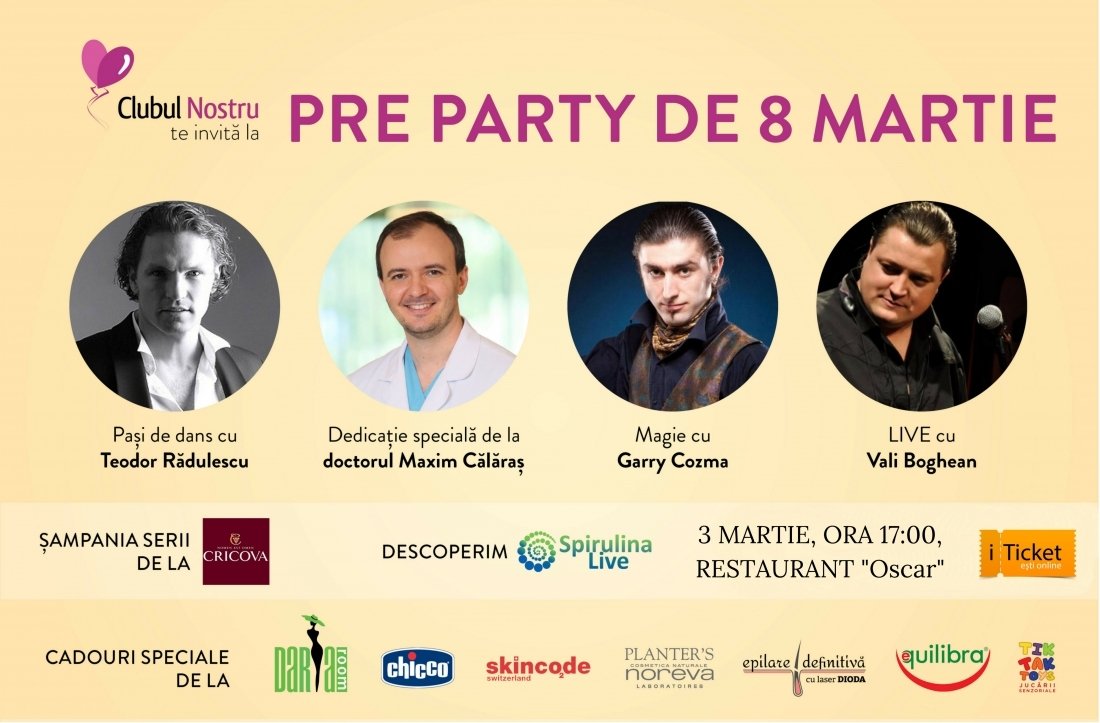 Pre party de 8 Martie
