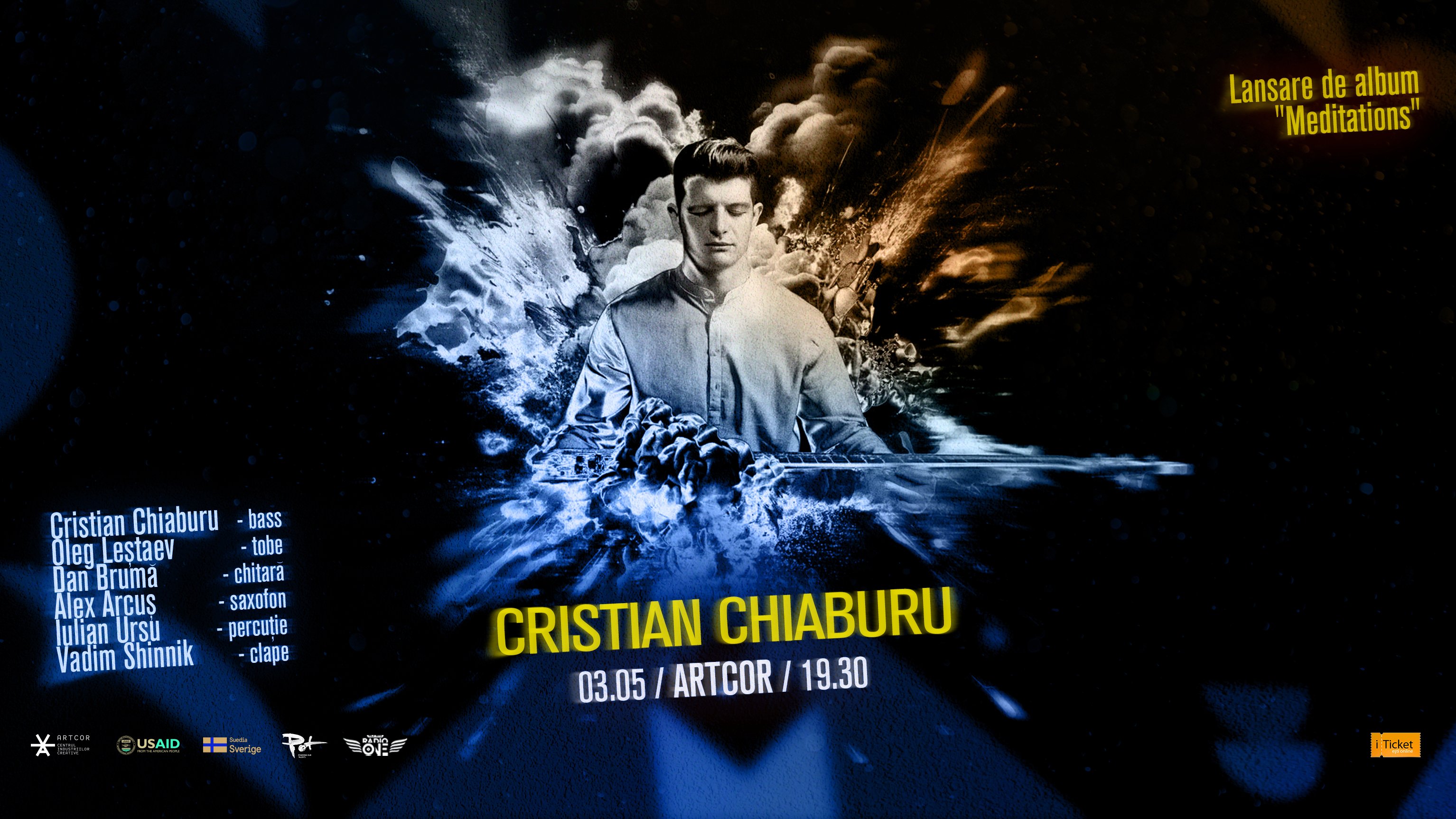 Cristian Chiaburu | Lansare album „Meditations” | Artcor | 03.05