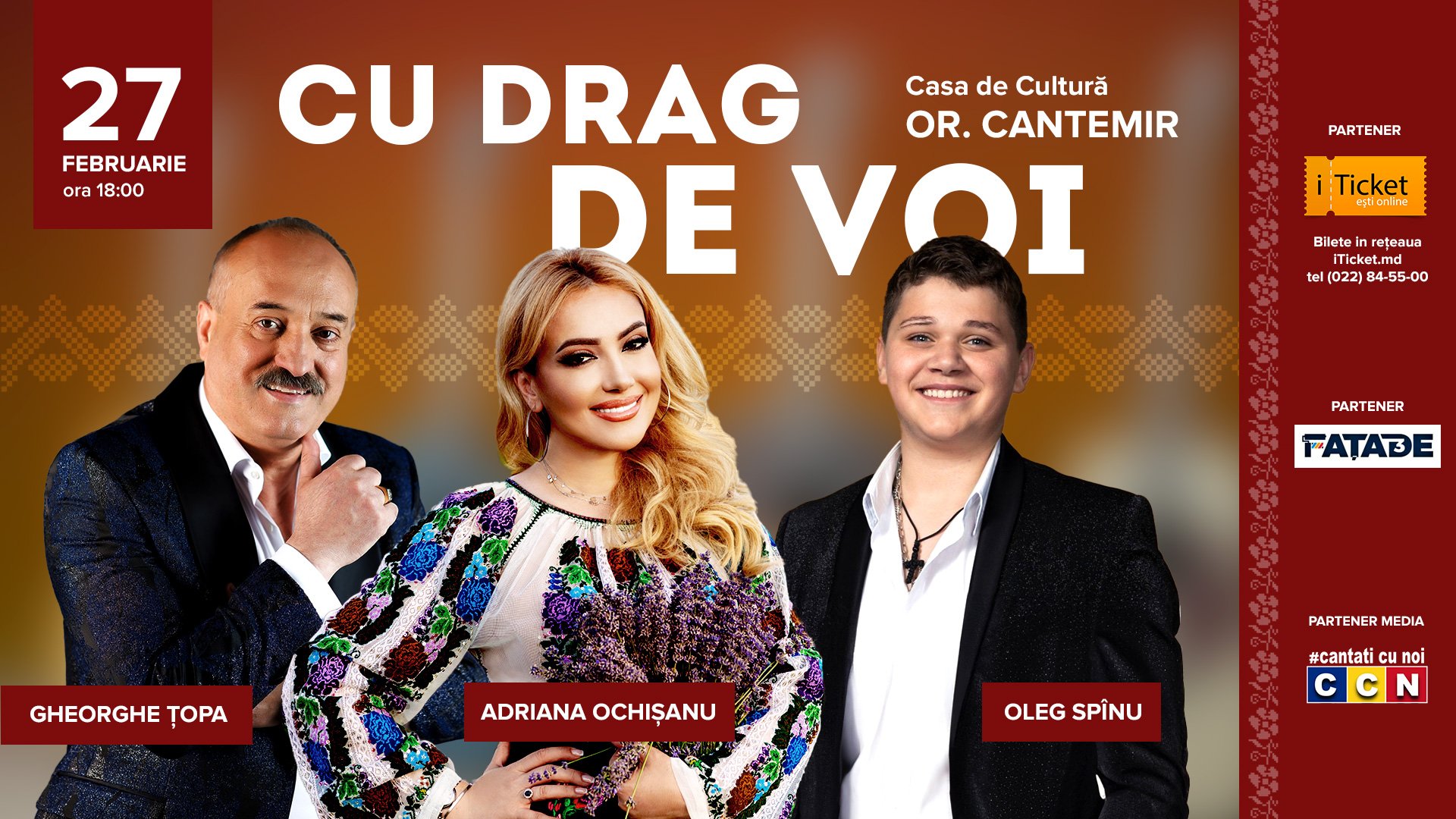 Gheorghe Țopa - Cu drag de voi (Cantemir)