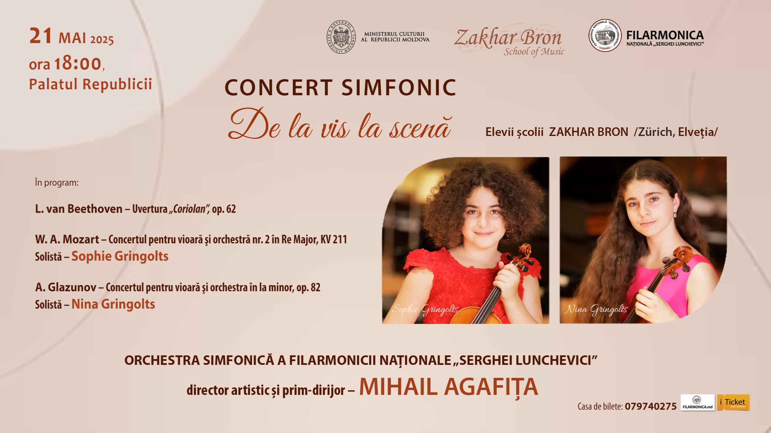 Concert Simfonic | De la vis la scenă | 21 Mai