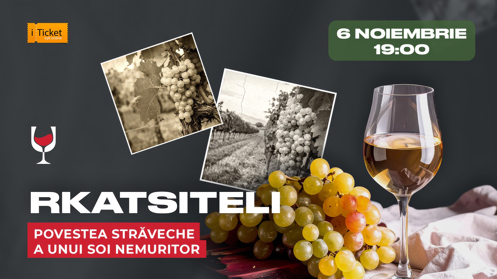 Degustare de Vinuri – „Rkatsiteli: Povestea Străveche a unui Soi Nemuritor”