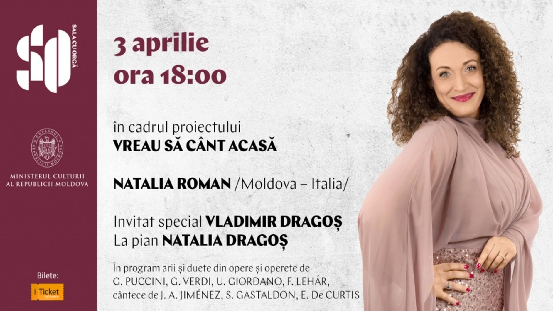 RECITAL VOCAL | Vreau să cânt acasă