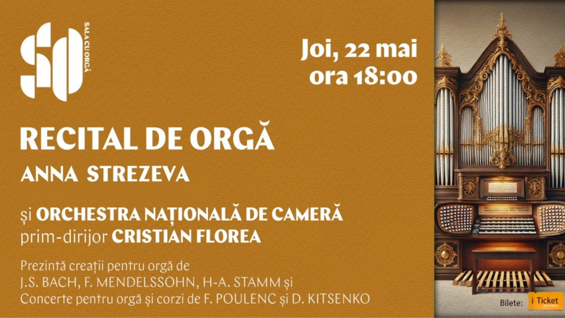 RECITAL DE ORGĂ | 22 Mai