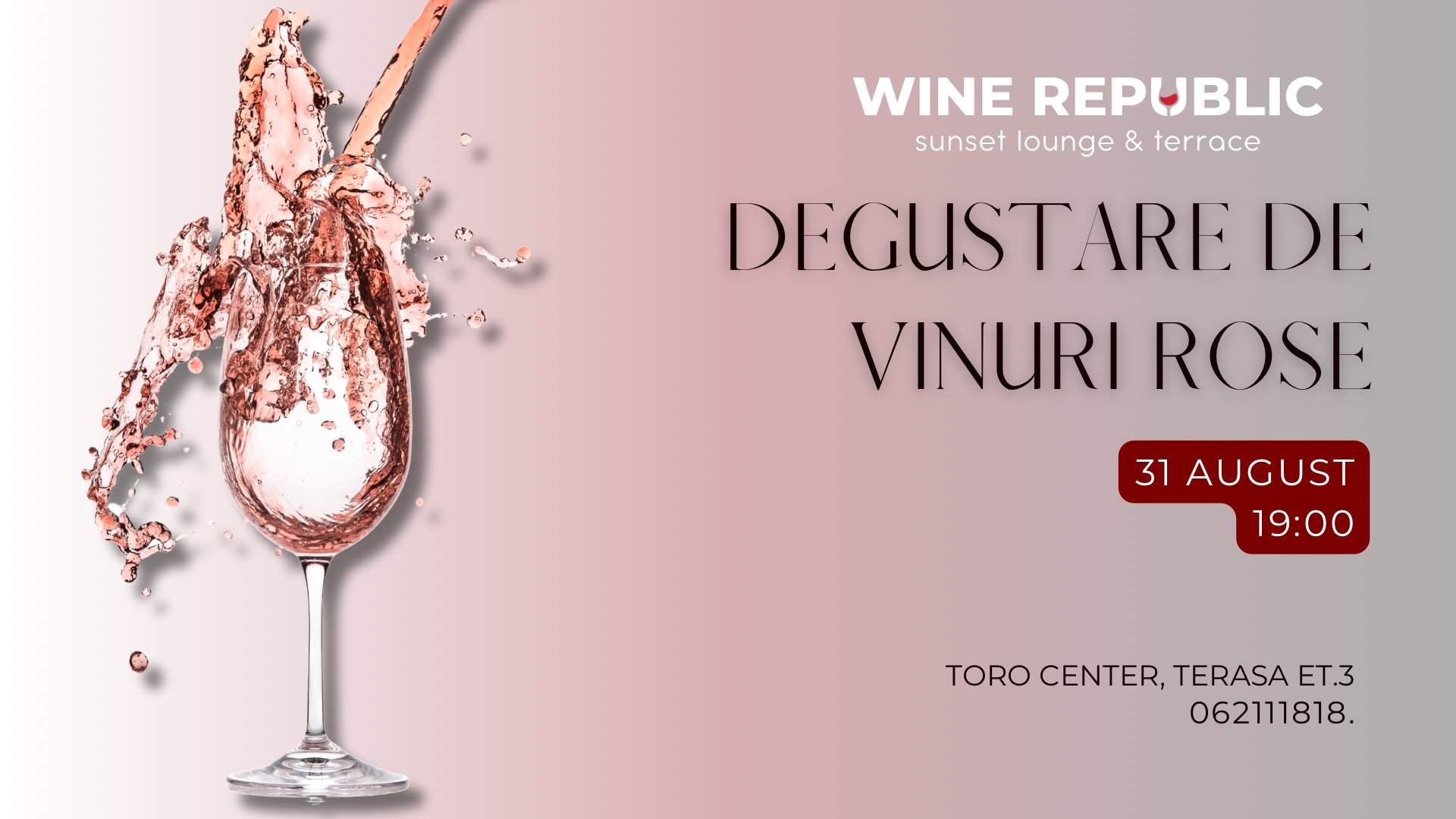 Degustare de Vinuri Rose 