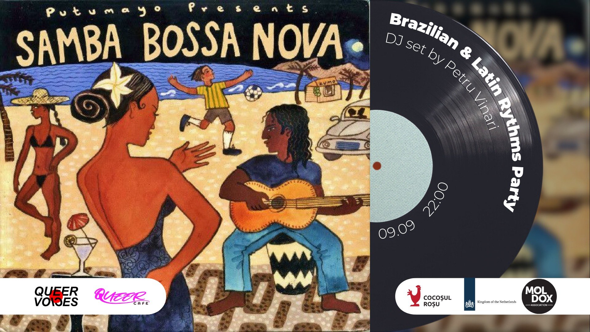 Brazilian & Latin Rythms Party at Queer Cafe