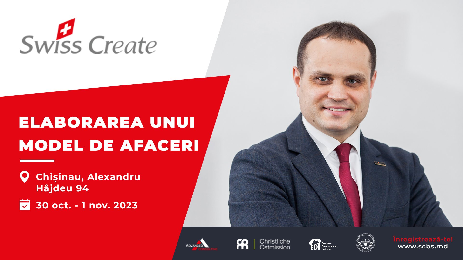 Elaborarea unui Model de Afaceri 30 Octombrie - 1 Noiembrie 2023