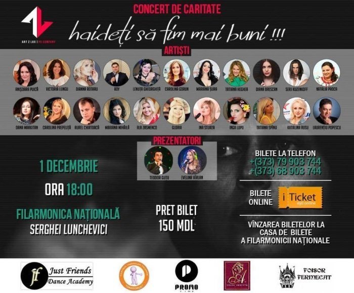 Concert de caritate - Haideti sa fim mai buni(decembrie)