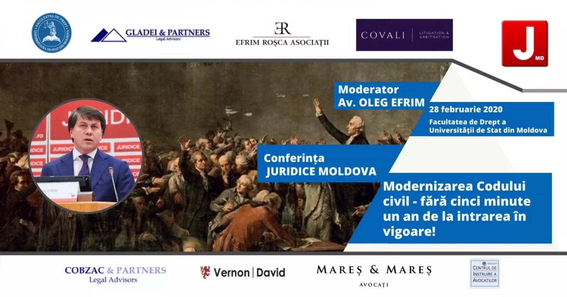 Conferinta JMD de Drept civil: Modernizarea Codului civil – fara cinci minute un an de la intrarea in vigoare