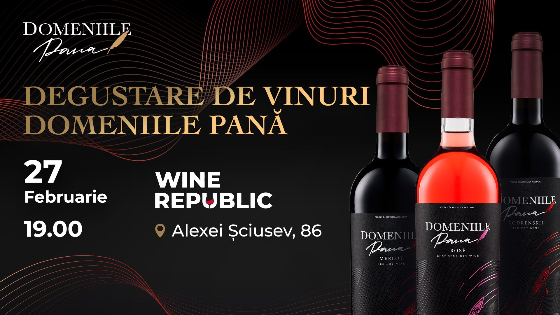 WINE TASTING WITH DOMENIILE PANĂ WINERY!